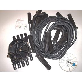 distributor cap, rotor, spark plug wires tune up kit for Mercruiser 5.0 5.7 MPI MAG and Volvo Penta 5.0 5.7 GI GXI
