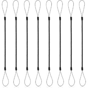 8 PCS Elastic Lanyard Tether Retractable Spring Coil Strap Pens Coil Spring Straps Touch Pens Plastic Coil Spring Leash Stylus Lanyard Cord for Tethering Touch Pens to Touchscreen