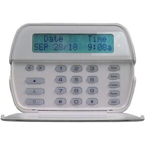 DSC TYCO PK5500ENG 64 منطقة لوحة مفاتيح LCD كاملة الرسائل مع مفاتيح الوظائف الإنجليزية f