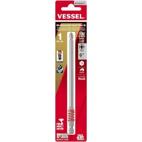 VESSEL RIB reinforced Neck Torsion Power Bits PH2X150 1PC (Carded)
