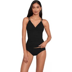 Lauren Ralph Lauren Women's Beach Club Solids Double Strap Twist Underwire Camikini