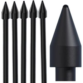 Galaxy Tab Pen Tips 5pcs for Samsung Galaxy Tab s9 s8 s7 s6 lite OEM Stylus Pen Felt Nib,s Pen Nibs Replacement (Black) (S9)