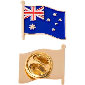 Desert Cactus Australia Lapel Pin Australian Country Enamel Made of Metal Souvenir Hat Men Women Patriotic (Waving Flag Lapel Pin)