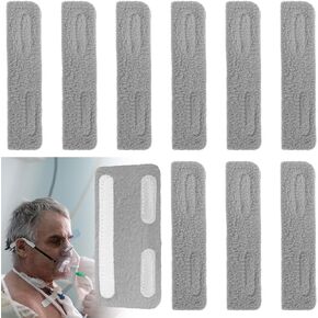 Nasal Cannula Ear Cushions 10 Pieces Soft Oxygen Ear Pads Tubing Cushion Comfort Cannula Wrap for Oxygen Users to Prevent Cheek Indentation Discomfort Ear Soreness