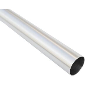2" OD x 3.3' Length Aluminum Straight Air Intake Pipe Seamless Tube, 0.071" Wall Thickness, Brush Finished