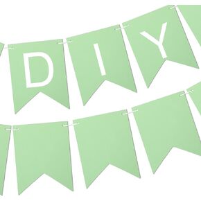 60Pcs DIY Custom Banner Flags Graduation Decorations Black Paper Banner Personalized Pennant Banner for School Classroom Chalkboard Decor Birthday Wedding Party Supplies