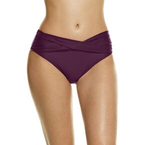 قطعة بيكيني سفلية ملتوية أمامية للسيدات من TSLA، بدلات استحمام للتحكم في البطن، ملابس سباحة تانكيني صيفية in Kuwait