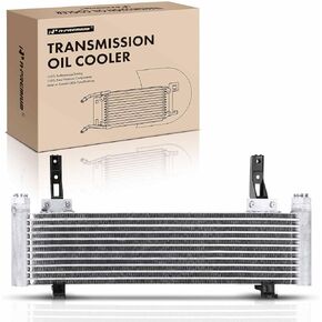 A-Premium Transmission Oil Cooler Compatible with Chevrolet Silverado 2500 HD 2011-2014, Silverado 3500 HD 2011-2014 & GMC Sierra 2500 HD 2011-2014, Sierra 3500 HD 2011-2014, 6.6L, Auxiliary, Diesel