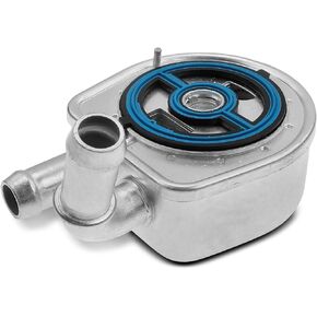 A-Premium Engine Oil Cooler with Gasket Compatible with 2010-2013 Mazda 3, 2008-2010/2012-2013 Mazda 5, 2010-2012 Mazda CX-7, 2.0L 2.3L 2.5L, Replaces# LF6W14700A, LFD714700