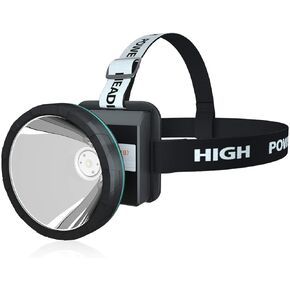 Bright Headlamp Rechargeable LED Torch for Mining,Camping, Hiking, Fishing