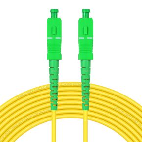 SC/APC-SC/APC Fiber Optic Jumper Cable Single Mode Extension Patch Cord (1m)