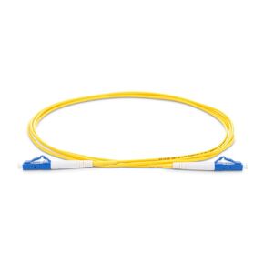 كابل تصحيح الألياف QSFPTEK OS2 LC إلى LC، 3 متر (9.84 قدم) مزدوج 9/125 ميكرومتر LC-LC كابل ألياف ضوئية أحادي الوضع، الطول الموجي 1310/1550 نانومتر لوحدة 1G/10G SMF SFP والمزيد