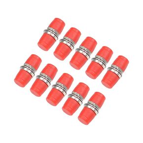uxcell FC to FC Fiber Coupler Flange Type Fiber Optical Adapter for Server Rack, Patch Panel Singlemode/Multimode 10Pcs(D Type)