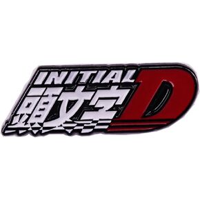Initial D Akagi RedSuns Manga Anime 1.4" Enamel Pin Badge by Pinstant