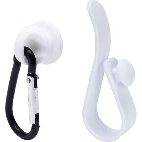 Hook Set Charms Accessories for Bogg Bags and Simply Southern Tote - Insert Hook Holder with Small Key Chain Clip for Small & Large Beach Tote - Multiple Color Options