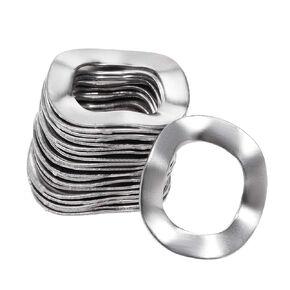 uxcell 20Pcs 0.31" x 0.51" x 0.01" 304 Stainless Steel Wave Spring Washer for Screw Bolt