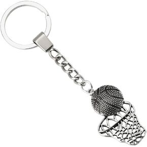 Basketball Gifts for Basketball Player Fans Coach Christmas Birthday Gifts for Women Men Basketball Keychain for Boys Girls Sports Party Favors Basketball Hoop Keychain