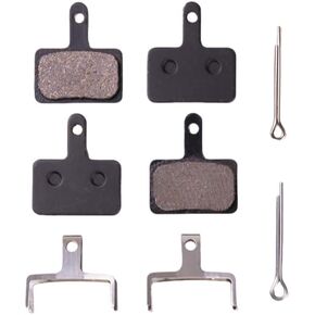 2 Pairs Bike Brake Pads,Bicycle Disc Brake Pads Fit for Shimano, Mountain Bike Brake Pads Replacement,Black