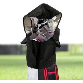 Golf Bag Rain Cover Hood - Waterproof Heavy Duty 420D Golf Protector Club Accessories
