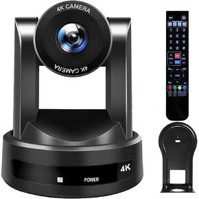 4K PTZ Camera,20X PTZ Camera,4KP30 IP Streaming Output with HDMI,3G-SDI,USB 3.0 for Conferencing, Church and Schools.(SDI+HDMI+USB3.0+IP, 20X)