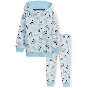 Bluey Tracksuit for Kids and Toddlers Hoodie and Joggers 2 Piece Set 18 Months-5 Years Comfy Loungewear Kids Tracksuit