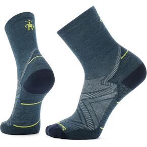 Smartwool للجنسين الكبار Run Zero Cushion Mid Crew
