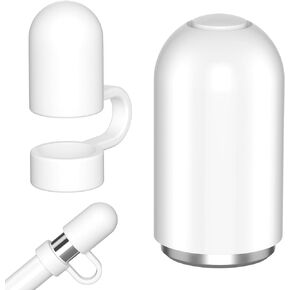 Magnetic Replacement Cap with Silicone Cap Holder for Apple Pencil 1st Gen,APETOO 2-Pack for Apple Pen End Cap Stylus Top Cover Protective Holder for iPad Pencil,iPad 10 9 8 7,iPad Pro Air Mini