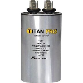 GOCHANGE Titan PRO TOCF7.5 Run Capacitor 7.5 MFD 440/370 Volt Oval (Made in The USA) /Item#H3NG UE-EW23D210882 L8
