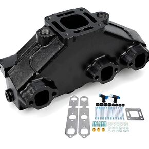 18-1953-2 Exhaust Manifold + Riser Kit Fit For MerCruiser 305 V8 860246A15 860246Q11