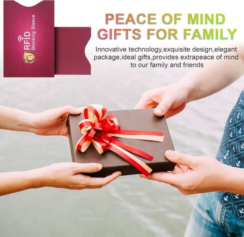 حامل بطاقة LemonBest RFID وأكمام طويلة وواقي بطاقة الائتمان ومنع سرقة الهوية وأكمام حجب RFID تصميم نحيف محمول للسفر في الهواء الطلق (4 Pack-A) in Kuwait