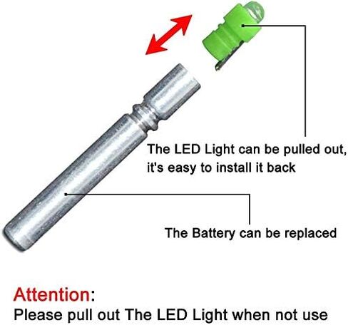 6PCS-LED Bobber Light Replacement Battery for Fishing Lures, Fishing Bobbers, Pen Lights, Arrow Nocks, Fishing Floats, Pole Lights, LED Flashers in Saudi Arabia