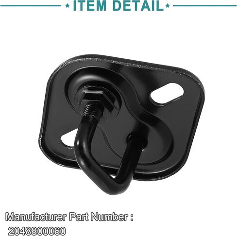 ACROPIX Engine Hood Catch Lock Latch Fit for Mercedes-Benz C300 - Pack of 2 Black in Saudi Arabia