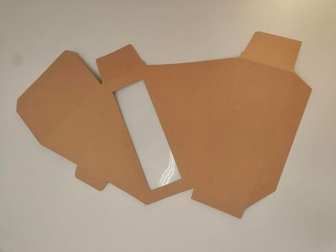 50 sandwich paper boxes, eco-friendly sandwich takeout boxes with display windows, suitable for takeout services in bakeries, restaurants, and cake shops in Saudi Arabia