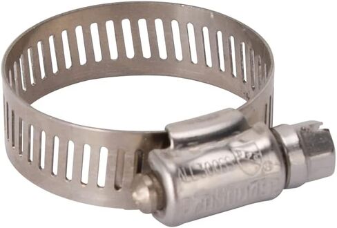 Rocky Mountain Goods Heavy Duty Stainless Steel Hose Clamp - Clamp Range is 13/16" - 1-1/2" - No. 16-1/2" Band Width - Worm Drive Hose Clamp - Stainless Steel Screw (1) in Saudi Arabia
