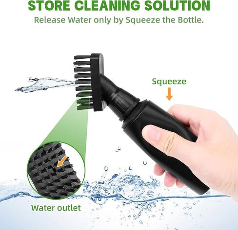 فرشاة تنظيف نادي الجولف، منظف نادي الجولف مع زجاجة مياه مضغوطة (4 أونصات) وخطاف قابل للسحب لسهولة التنظيف، هدية إكسسوارات الجولف الأكثر ملاءمة للرجال والنساء in Kuwait