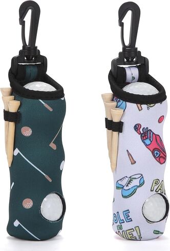 حامل كرة الجولف للسيدات، حامل كرة الجولف، حقيبة حمل كرة الجولف، حامل كرة الجولف، مشبك حزام سلسلة المفاتيح (قطعتان) in Kuwait