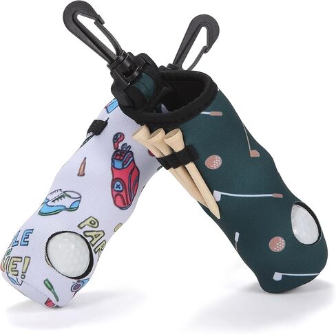 حامل كرة الجولف للسيدات، حامل كرة الجولف، حقيبة حمل كرة الجولف، حامل كرة الجولف، مشبك حزام سلسلة المفاتيح (قطعتان) in Kuwait