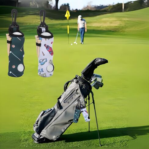 حامل كرة الجولف للسيدات، حامل كرة الجولف، حقيبة حمل كرة الجولف، حامل كرة الجولف، مشبك حزام سلسلة المفاتيح (قطعتان) in Kuwait