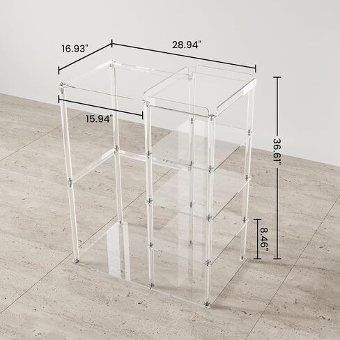 Sumerflos Acrylic Golf Bag Organizer and Storage Rack - 5 Tiers and Holds 1 Golf Bags for Golf Bags, Golf Balls and Golf Equipment Accessories, for Indoor Home in Saudi Arabia