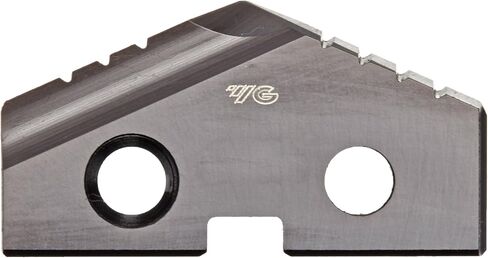 YG-1 S082 Cobalt Steel Throw Away Spade Drill Insert, TiAIN Finish, 1-7/32" Diameter, 3/16" Thick (Pack of 1) in Saudi Arabia