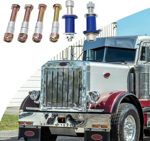 13-04154 Hood Hinge Pivot Bushing with Mounting Bolt Replacement for Peterbilt 379, 13-04154 13-04164 in Saudi Arabia