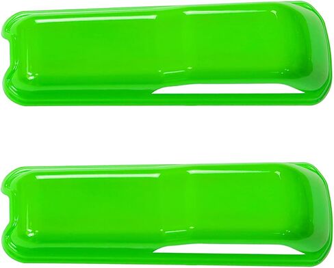 Front Engine Hood Hinge Decoration Trim Cover Fit for Jeep Wrangler JL JLU Sports Sahara Freedom Rubicon Unlimited Gladiator JT 2-4-Door 2018-2021, ABS 2pcs (Green) in Saudi Arabia