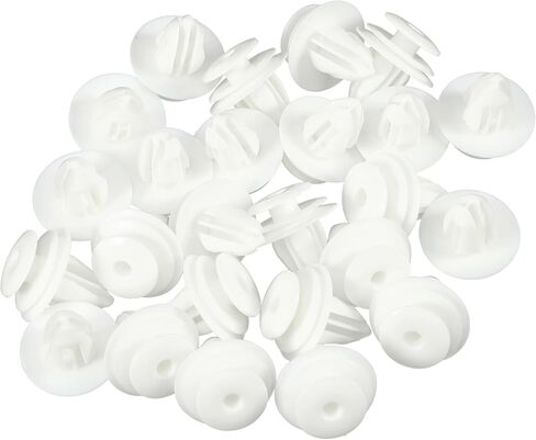 Motoforti Car Door Trim Panel Push Clips Pillar Retainer, for Nissan Pathfinder 1987-2024, Plastic, No.0155309791, White, 20 Pcs in Saudi Arabia