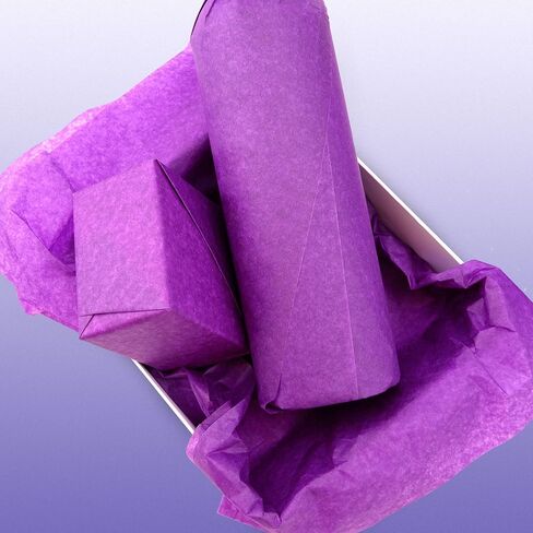 Hi Sasara 90 Sheets Purple Tissue Paper Bulk,Purple Tissue Paper for Gift Bags,Purple Gift Wrapping Tissue for Halloween,Christmas,Wedding,Birthday,DIY and Crafts,14 x 20 Inch in Saudi Arabia