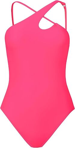CUPSHE One Piece Swimsuit for Women Asymmetrical Bathing Suit Adjustable Straps Cutout in Saudi Arabia