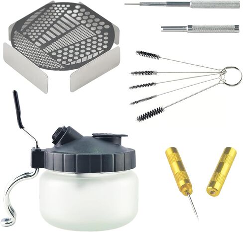 مجموعة أدوات تنظيف البخاخة متعددة الأغراض من HUBEST، 5 فرش تنظيف، 1 أداة تنظيف، 1 أداة غسيل، 2 أداة إصلاح in Kuwait