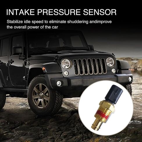 1 PC Car Engine Coolant Temperature Sensor, Engine Working Condition Monitoring Adjustment Durability Accessories, 5149077AB 68045803AA, Product Compatible with Chrysler, Jeep (Multicolored) in Saudi Arabia
