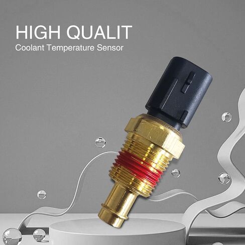 1 PC Car Engine Coolant Temperature Sensor, Engine Working Condition Monitoring Adjustment Durability Accessories, 5149077AB 68045803AA, Product Compatible with Chrysler, Jeep (Multicolored) in Saudi Arabia