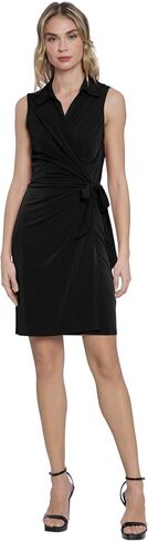 Donna Morgan Sleeveless V-Neck Wrap Casual and Summer Dresses for Women in Saudi Arabia