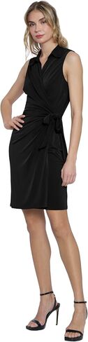 Donna Morgan Sleeveless V-Neck Wrap Casual and Summer Dresses for Women in Saudi Arabia